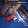 WWII PM 27 and P08 Luger