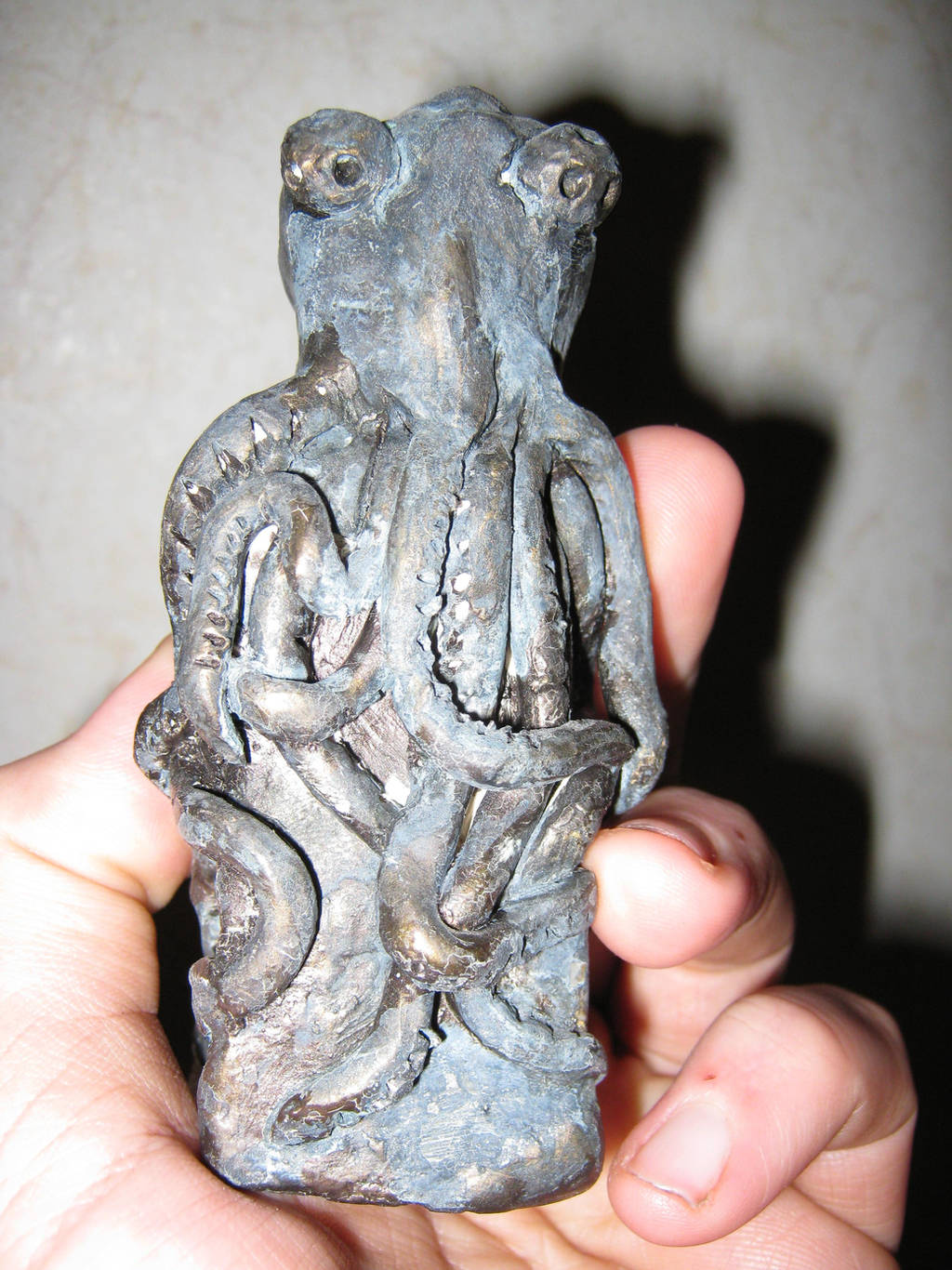 Ancient Sumerian Cthulhu Idol by vonmeer