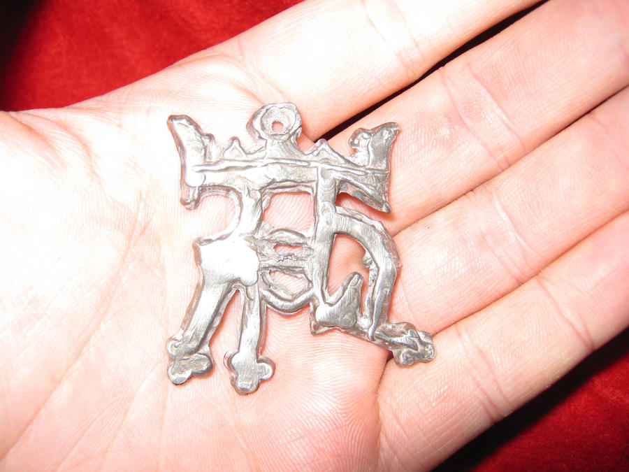 Medieval Ave Maria Badge