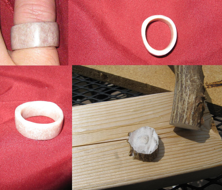Stag Antler Pinky Ring