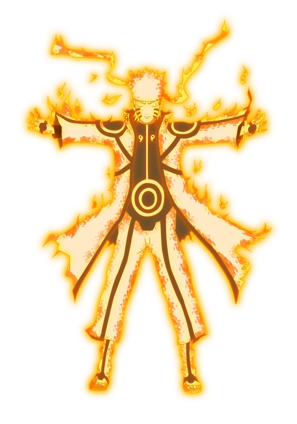 Naruto Bijuu Mode Render by lwisf3rxd on DeviantArt