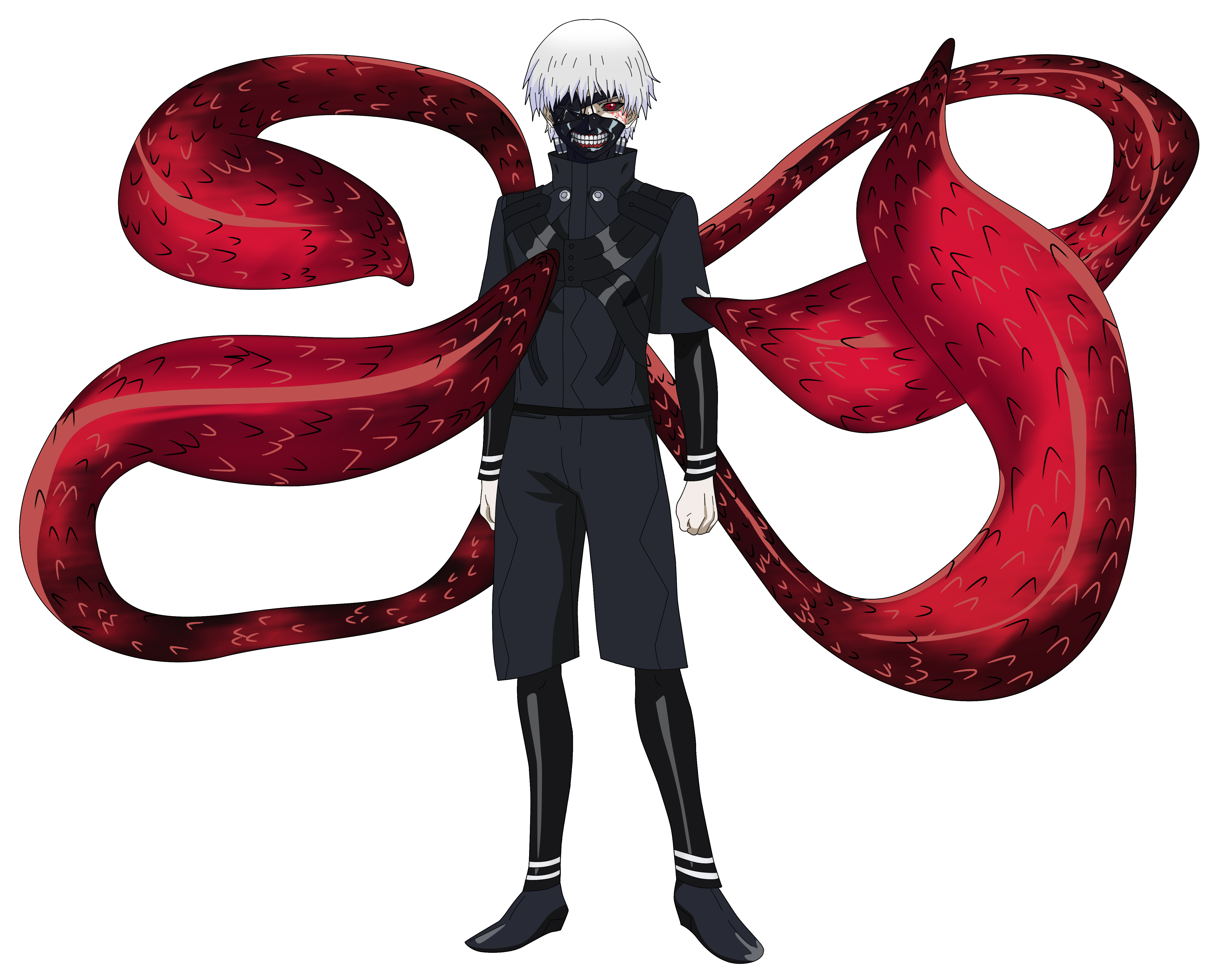 Kaneki Ken Ghoul Mode Render by lwisf3rxd on DeviantArt