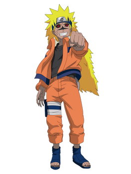 Naruto Curse Mode Render