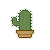 Cactus Pixel GIF