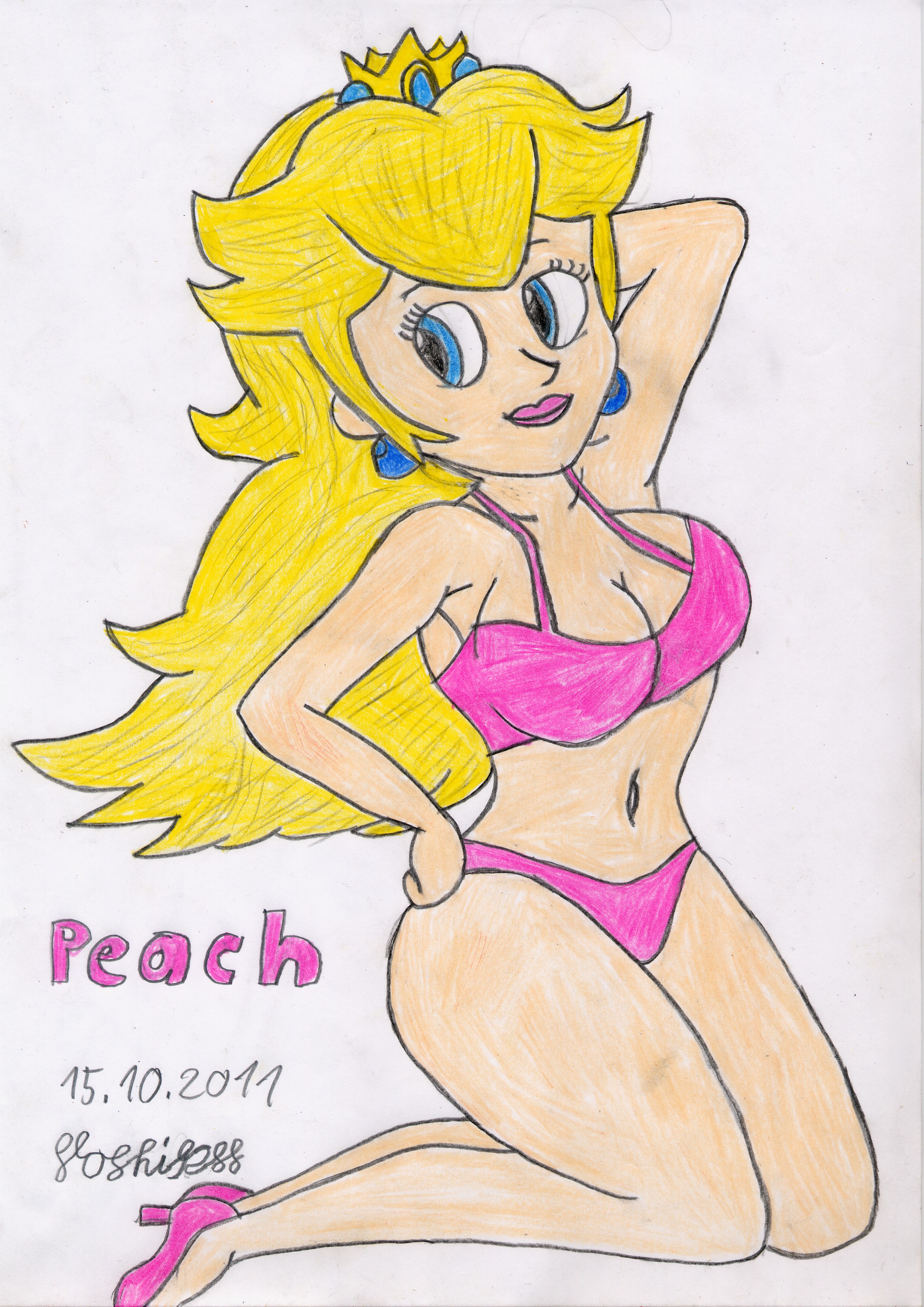 Peach in a Bikini