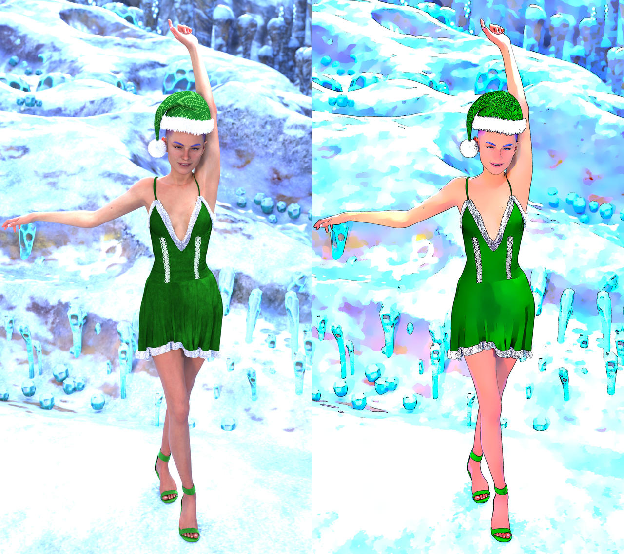 Comics Vs Render 3d vs Comic Book style by TheVenusVariable on DeviantArt
