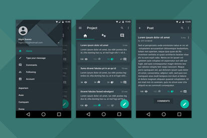 Android Material Design APP Concept