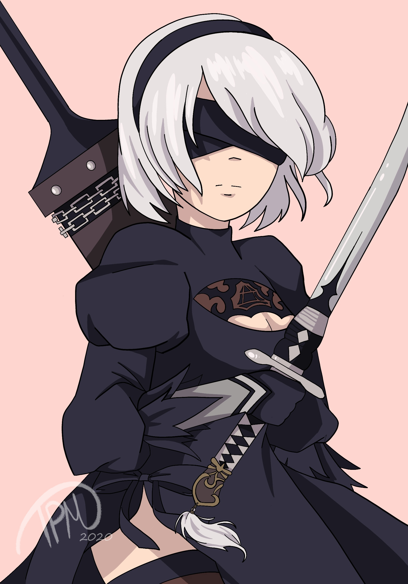 Runabyte 2b 2B by TrennasArtStudio on DeviantArt