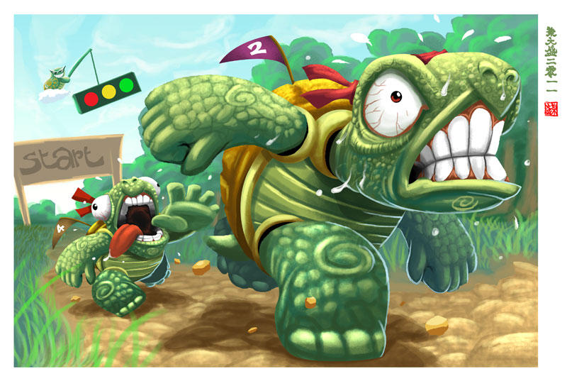 Turtle Racre TurtleRace by Wenart on DeviantArt