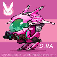 D.va Pixel art by Wenart