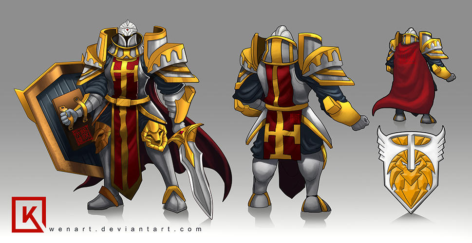 Knight concept art by Wenart on DeviantArt
