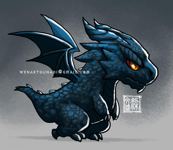 Mini dragon by Wenart on DeviantArt