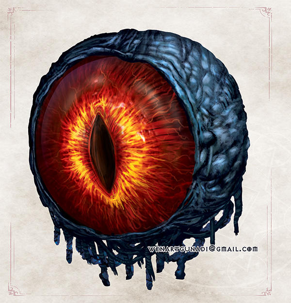 Eye monster by Wenart on DeviantArt
