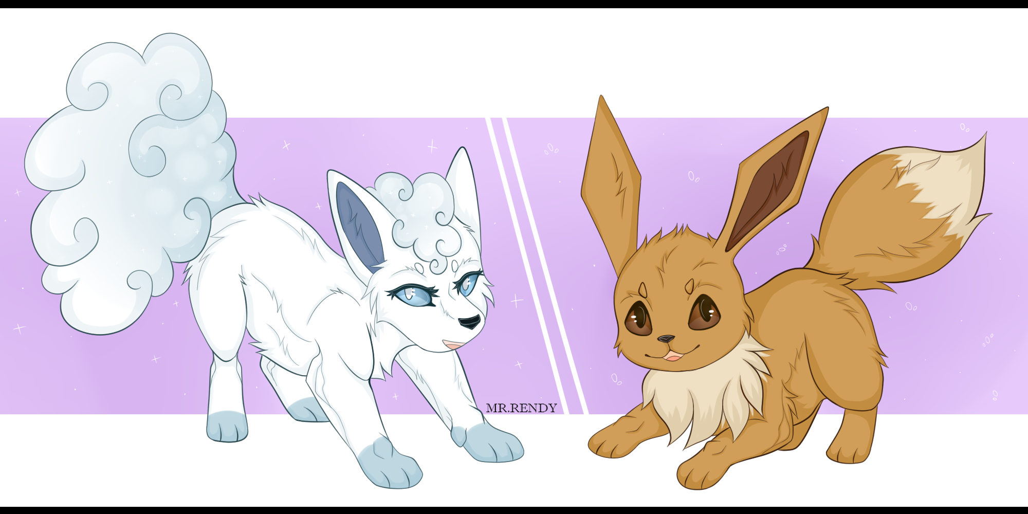 Vulpix And Eevee vulpix-and-eevee