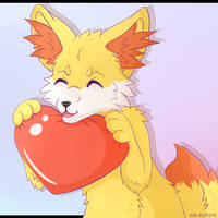 Fennekin heart