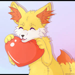 Fennekin heart