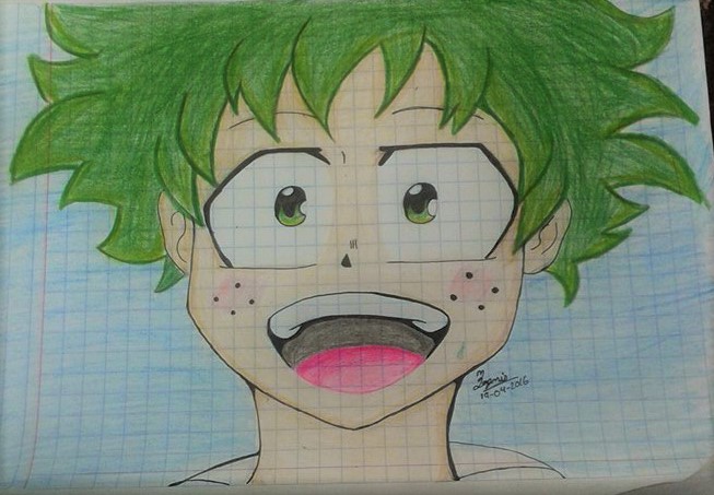 intento de dibujar a izuku midoriya by tetsuya-sempai on DeviantArt