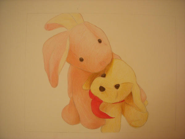 W.I.P. - Bunny and Puppy