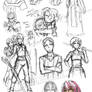 101 Knights Shenanigans - Sketchdump 1