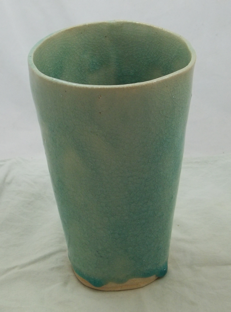 Ice Blue Vase