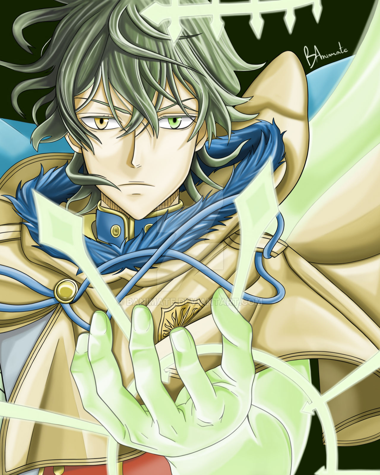 How would Yuno(Black Clover) work if he was a character in