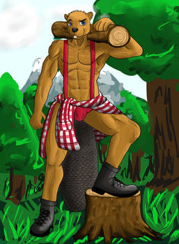 Beaver Lumberjack