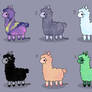 {ADOPTABLE- alpacas OPEN}