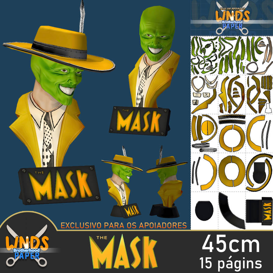 The Mask - PAPERCRAFT by WndsPaper on DeviantArt