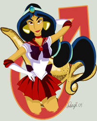 Jasmine as Sailor Mars