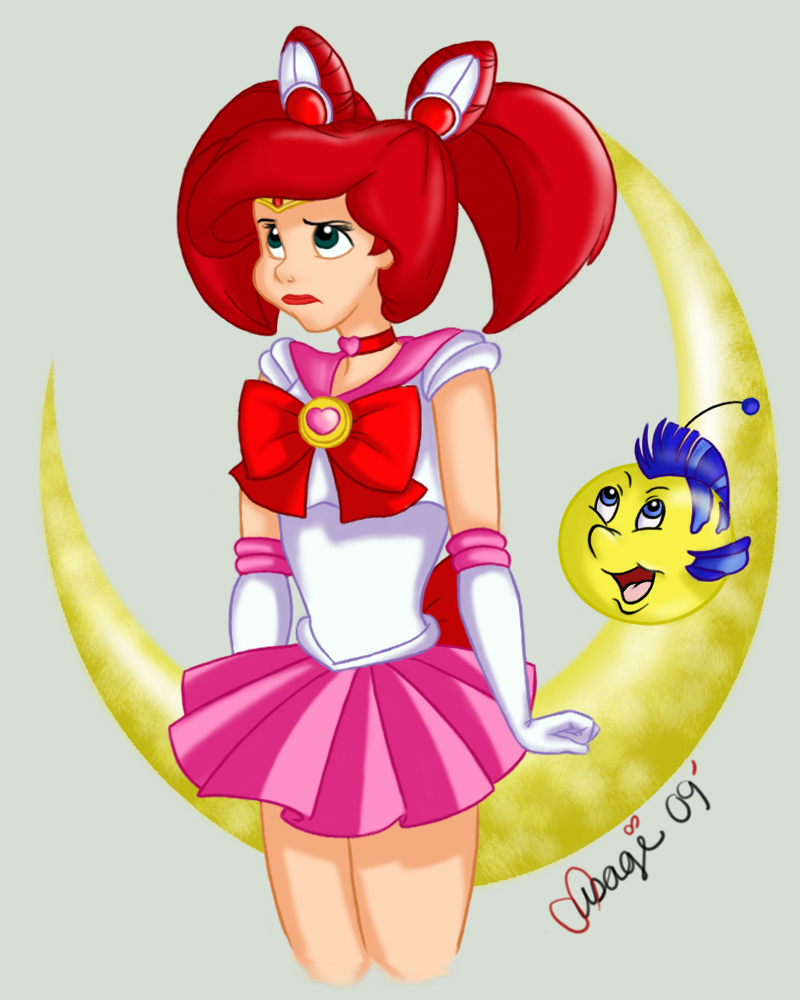 Ariel as Sailor Chibi Moon