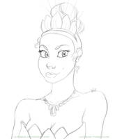 Princess Tiana Doodle