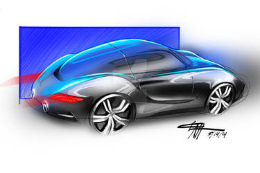 Porsche rendering