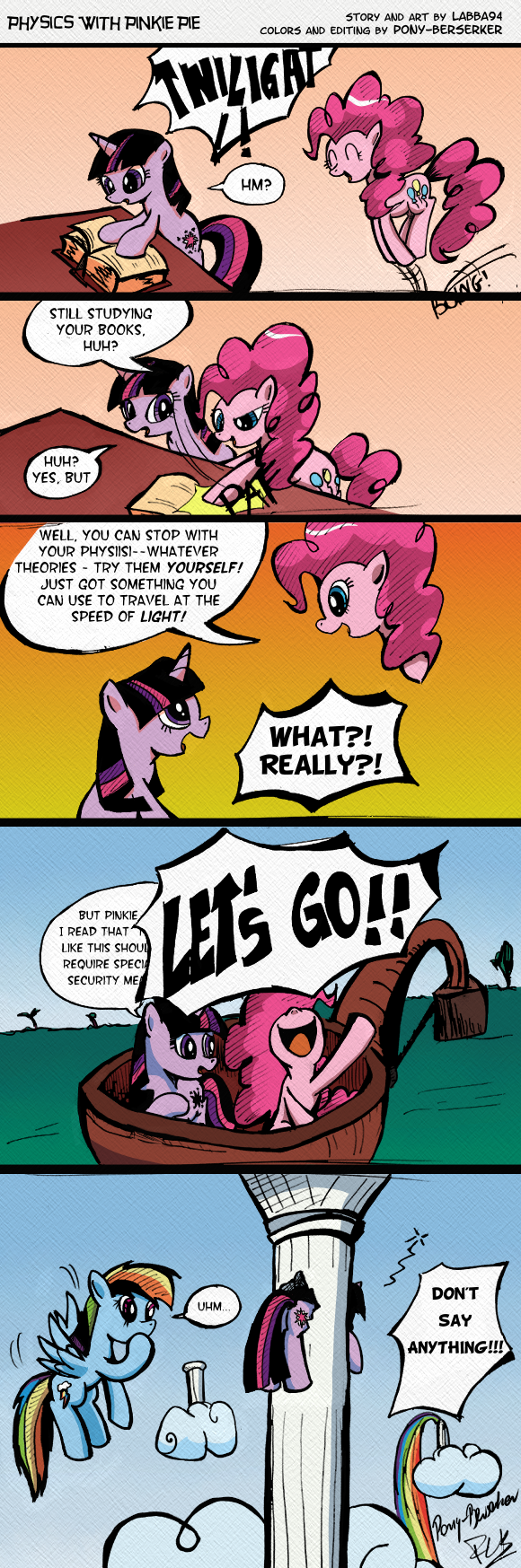 Physics with Pinkie Pie [Labba94 / Pony-Berserker]