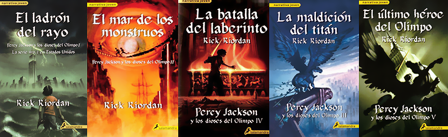 Libro Percy Jackson y los Dioses del Olimpo - la Serie Completa: (Pack Con: El  Ladrón del Rayo