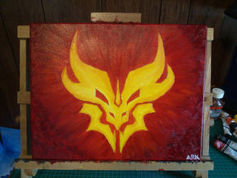 Predacon Oil Painting