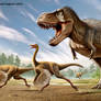 Tyrannosaurus rex VS Struthiomimus