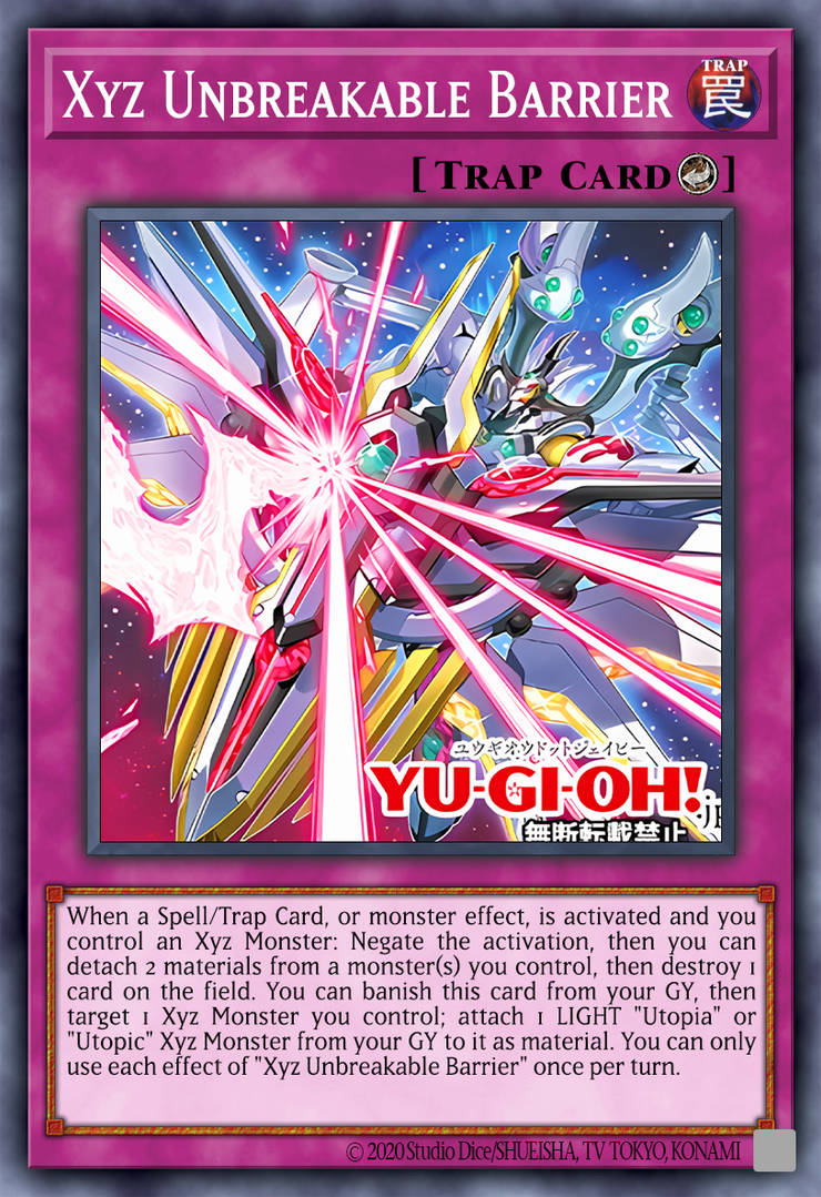 yugioh xyz trap cards Unbreakable Xyz Barrier - Duelist's Advance