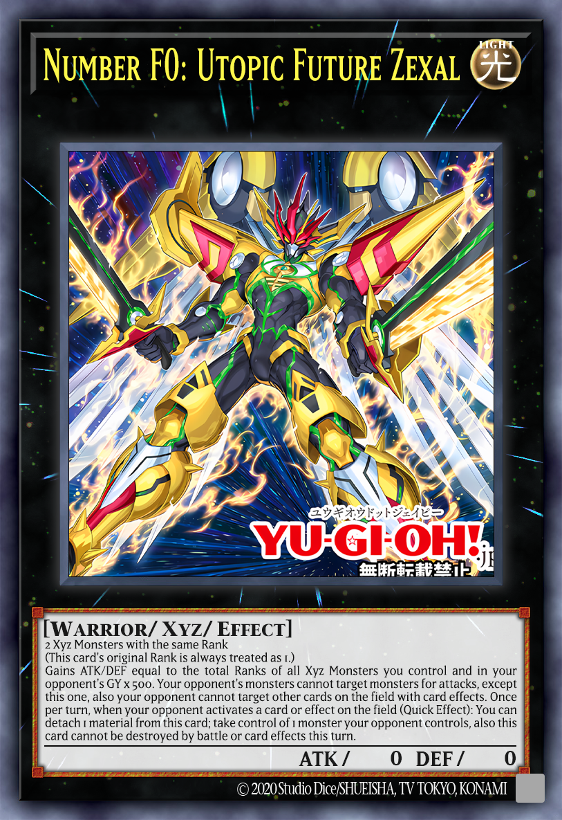 Number F0 Utopic Future Zexal by TheHungDX on DeviantArt Number F0 Utopic Future Zexal by TheHungDX on DeviantArt
