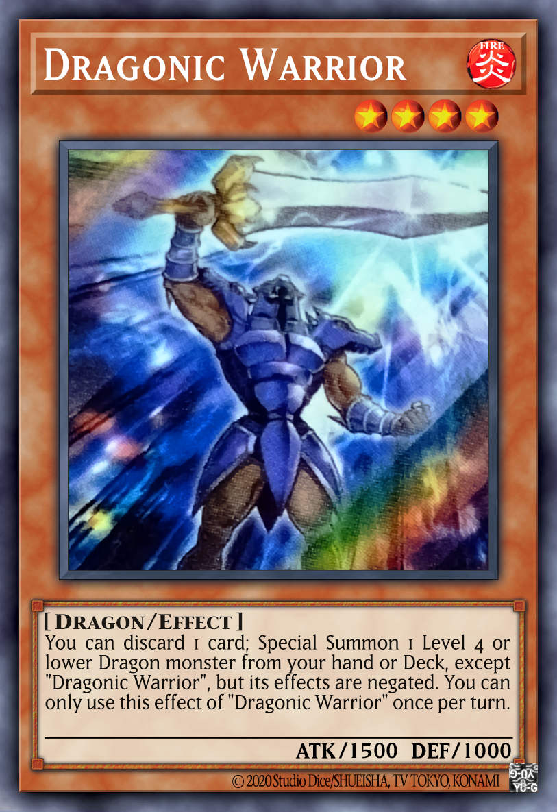 dragon warrior deck yugioh Complete Custom for Yu-Gi-Oh! 5D's Common Attack warrior dragon deck yugioh Yugioh