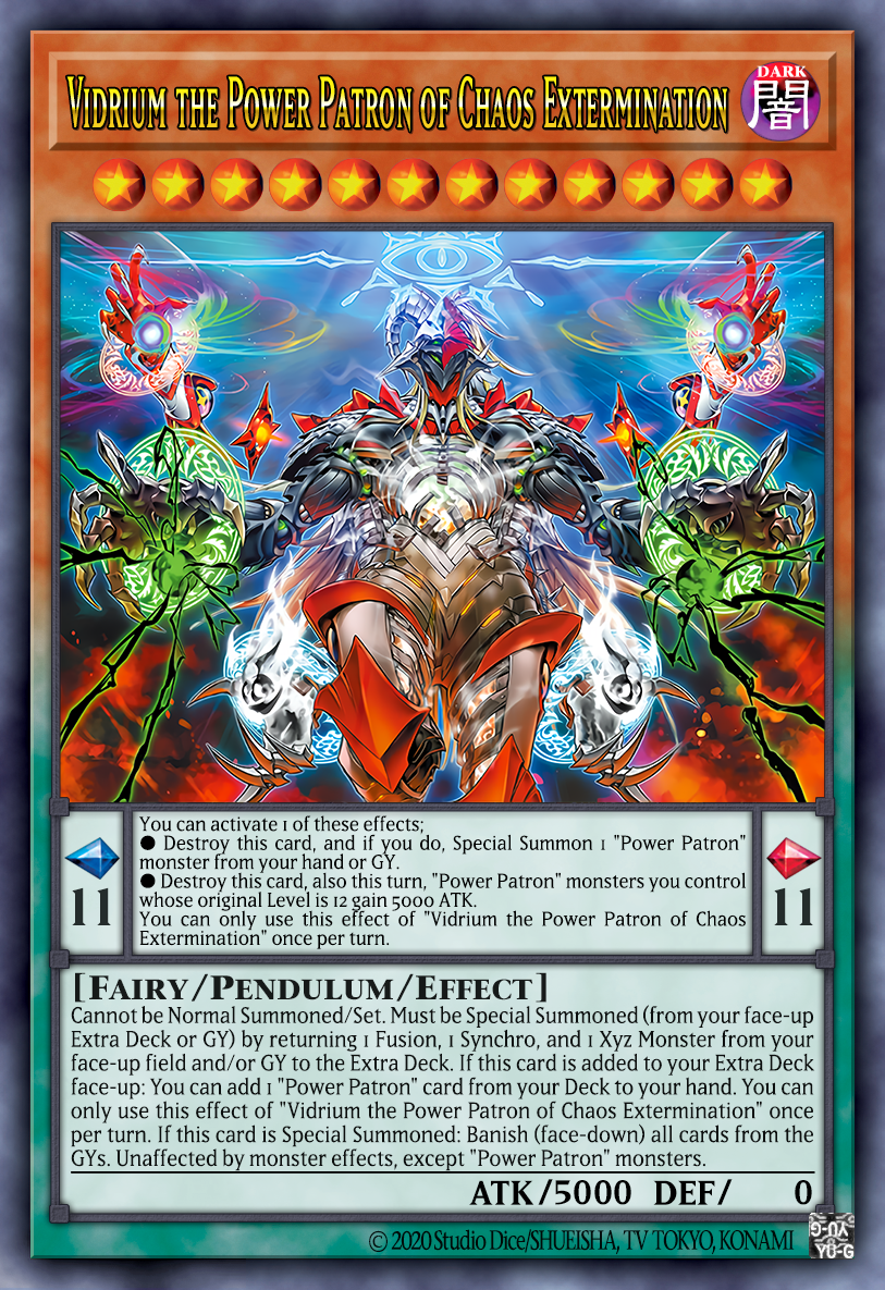 Vidrium the Power Patron of Chaos Extermination by TheHungDX on DeviantArt Vidrium the Power Patron of Chaos Extermination by TheHungDX on DeviantArt