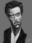 Speedpainting of Dr. House by Ricochet-Art