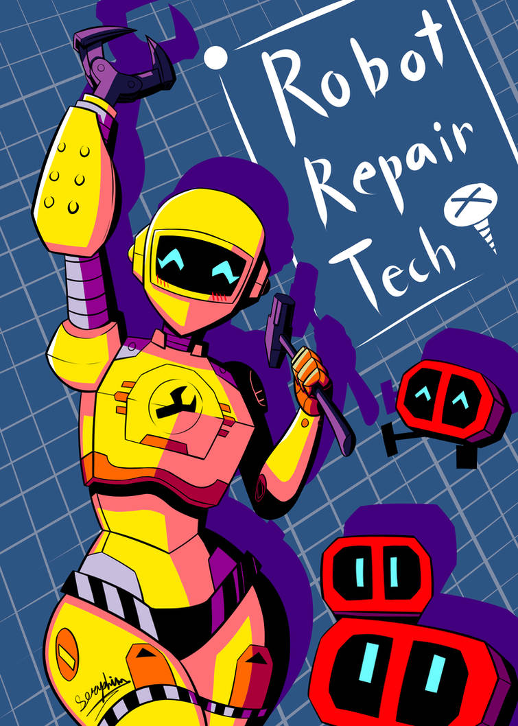 Robot Repair tech fembot by Neronej on DeviantArt