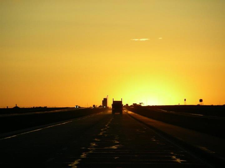 Sunrise on the Road