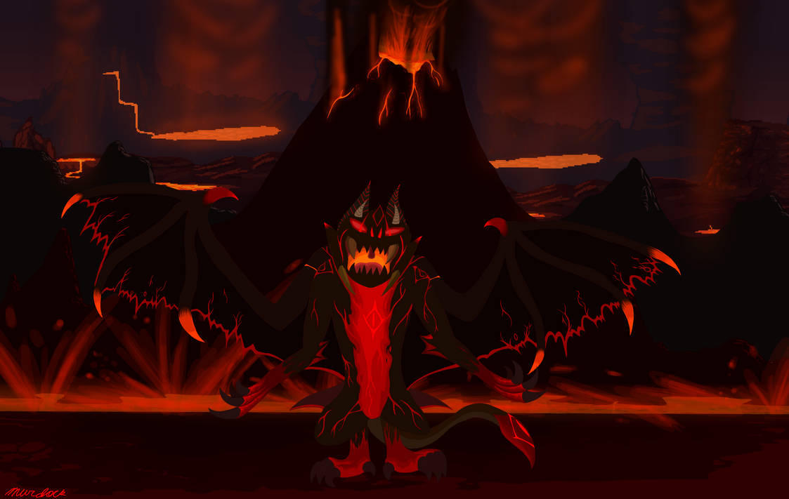 Volcano Demon Vulcan, The Demon Of Volcano by AmyTheShark202 on DeviantArt