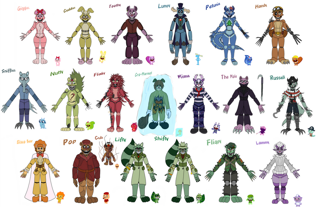 HTF as Animatronic by AmyTheShark202 on DeviantArt