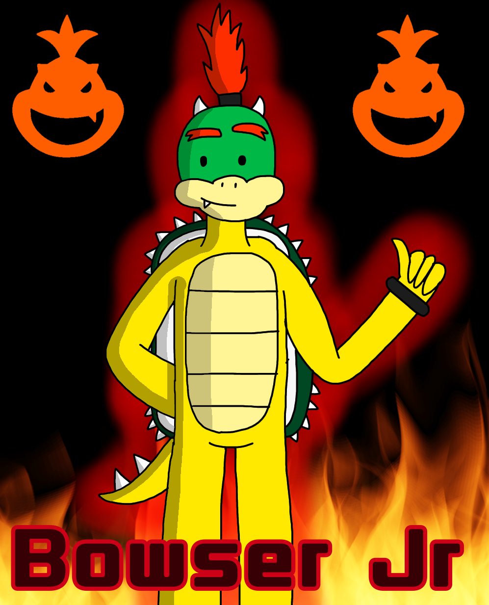 Jr. Son Deviantart My Artwork of Bowser Jr by AmyTheShark202 on DeviantArt