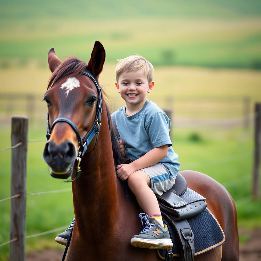 That first time you got to ride a real horse...