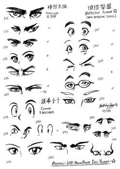 Manga-Anime Eyes Referece