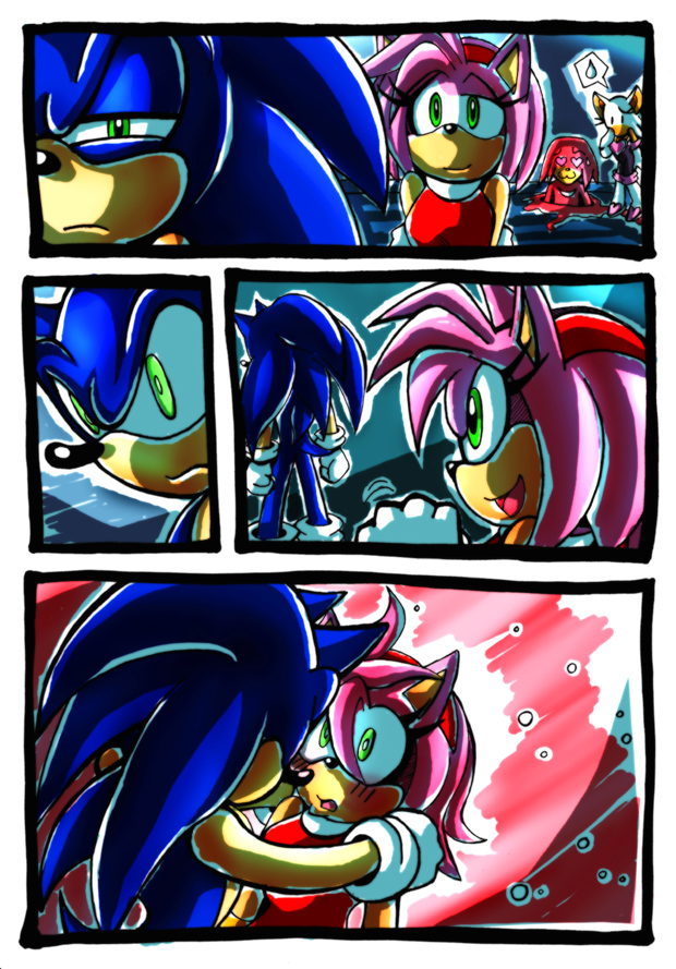 Sonic and Amy Comic by LittleYellowKitsune on DeviantArt