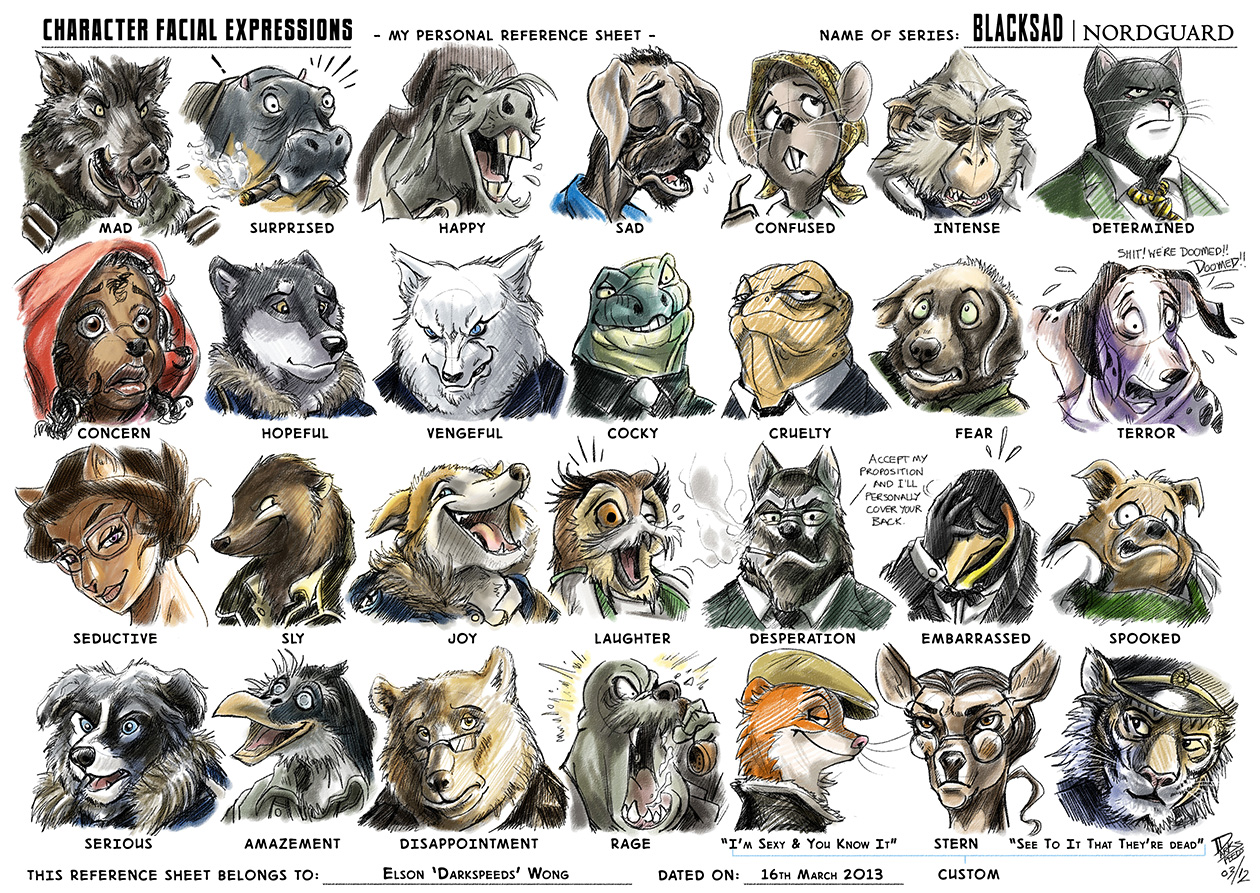 Facial Expressions Buddy Sheet (Application #01)